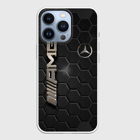 Чехол для iPhone 13 Pro с принтом MERCEDES LOGO BRONZE в Кировске,  |  | amg | mercedes | авто | автомобиль | иномарка | логотип | машина | мерс | мерседес | соты | стальная броня | текстура