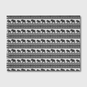 Альбом для рисования с принтом Черно-белый узор слоны в Кировске, 100% бумага
 | матовая бумага, плотность 200 мг. | африканский | монохромный узор | орнамент | полосы | серый | серый и черный | слоны | этнический
