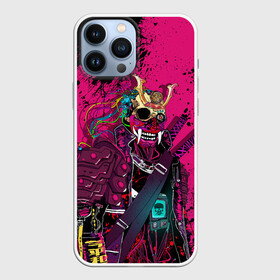 Чехол для iPhone 13 Pro Max с принтом CYBERPUNK 2077 | DEMON (Z) в Кировске,  |  | cd project red | cyberpunk 2077 | demon | keanu reeves | samurai | vi | арасака | ви | демон | киану ривз | киберпанк 2077 | найт сити | самураи