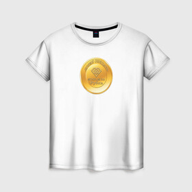Женская футболка 3D с принтом Коллекция Статус 5 в Кировске, 100% полиэфир ( синтетическое хлопкоподобное полотно) | прямой крой, круглый вырез горловины, длина до линии бедер | веселые истории | делай деньги | дизайн монетка | добрые дела | монетка добра