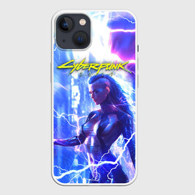 Чехол для iPhone 13 с принтом CYBERPUNK 2077 | КИБЕРПАНК (Z) в Кировске,  |  | cd project red | cyberpunk 2077 | keanu reeves | samurai | vi | арасака | ви | киану ривз | киберпанк 2077 | найт сити | самураи