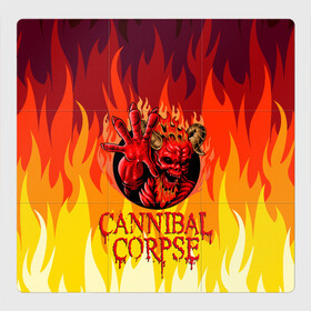 Магнитный плакат 3Х3 с принтом Cannibal Corpse | Труп Канниба в Кировске, Полимерный материал с магнитным слоем | 9 деталей размером 9*9 см | cannibal | cannibal corpse | corpse | death metal | deathgrind | алекс уэбстер | брутальный дэт метал | дэт метал | дэтграйнд | пол мазуркевич | роб барретт | труп каннибала