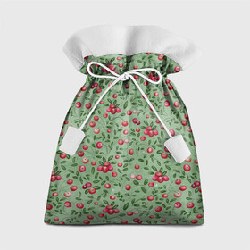 Подарочный 3D мешок с принтом Клюква на болоте в Кировске, 100% полиэстер | Размер: 29*39 см | бесшовный паттерн | болото | ботанический | в подарок | для детей | клюква | красный с зеленым | лес | осень | природа | цветной | ягоды | яркий