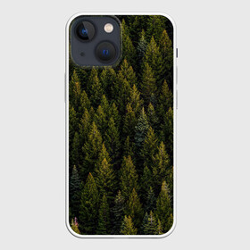 Чехол для iPhone 13 mini с принтом лес вечный в Кировске,  |  | вечный | военный | деревья | камуфляж | лес | охотник | патриот | природа | россия | свобода | сибирь | солдат | тайга