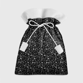 Подарочный 3D мешок с принтом Черно-белый спортивный узор  в Кировске, 100% полиэстер | Размер: 29*39 см | Тематика изображения на принте: клюшка | лук | молодежный | монохромный | мяч | поло | ракетка | спортивный инвентарь | стрелы