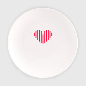 Тарелка с принтом Минималистичное сердце в Кировске, фарфор | диаметр - 210 мм
диаметр для нанесения принта - 120 мм | векторная иллюстрация | красное | люблю | любовь | минимализм | минималистичное | рисунок | розовое | сердечко | сердце | современный дизайн | техно
