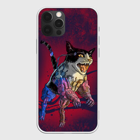 Чехол для iPhone 12 Pro Max с принтом CYBERCAT | КИБЕРКОТ (Z) в Кировске, Силикон |  | 2077 | cat | cats | cyber cat | meow | кибер кот | киберкот | кот | котик | котики | коты | кошка | кошки | красивая кошка | мяу