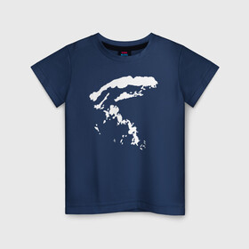 Детская футболка хлопок с принтом Острова в Кировске, 100% хлопок | круглый вырез горловины, полуприлегающий силуэт, длина до линии бедер | вектор | острова | рисунок | тучи | узор