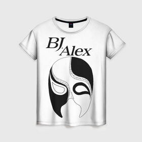 Женская футболка 3D с принтом Маска BJ Alex в Кировске, 100% полиэфир ( синтетическое хлопкоподобное полотно) | прямой крой, круглый вырез горловины, длина до линии бедер | alex | bj | bj alex | алекс | ан джи вон | аниме | дживон | маска | сенен ай | стример