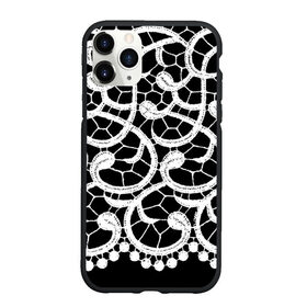 Чехол для iPhone 11 Pro Max матовый с принтом Черно-белое кружево в Кировске, Силикон |  | Тематика изображения на принте: ажурный | кружевной | кружево | крупное кружево | монохром | рисунок | тренды | чб | черно белый