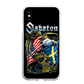 Чехол для iPhone XS Max матовый с принтом Sabaton в Кировске, Силикон | Область печати: задняя сторона чехла, без боковых панелей | heavy metal | heroes | sabaton | the great war | the last stand | группы | метал | музыка | сабатон | хэви метал