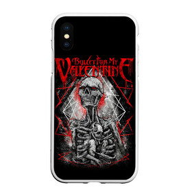 Чехол для iPhone XS Max матовый с принтом Bullet For My Valentine в Кировске, Силикон | Область печати: задняя сторона чехла, без боковых панелей | bfmv | bullet for my valentine | metal | rock | группы | метал | музыка | рок | трэш