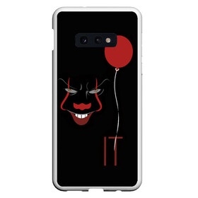 Чехол для Samsung S10E с принтом Pennywise it в Кировске, Силикон | Область печати: задняя сторона чехла, без боковых панелей | Тематика изображения на принте: it | pennywise | клоун | красный шарик | оно | пеннивайз