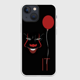Чехол для iPhone 13 mini с принтом Pennywise it в Кировске,  |  | Тематика изображения на принте: it | pennywise | клоун | красный шарик | оно | пеннивайз