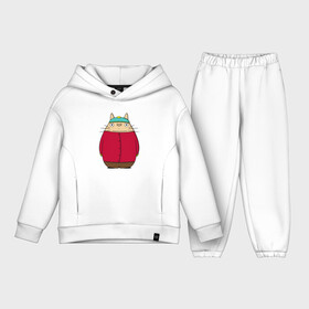 Детский костюм хлопок Oversize с принтом Totoro Cartman в Кировске,  |  | Тематика изображения на принте: ghibli | japan | nature | neigbor | neighbour | totoro | анимация | аниме | гибли | друг | животные | лес | милый | мир | миядзаки | мой сосед тоторо | мульт | мультфильм | природа | сосед | тоторо | хаяо | хранитель | япония