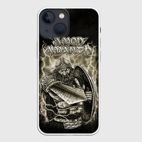 Чехол для iPhone 13 mini с принтом Amon Amarth в Кировске,  |  | amon amarth | metal | викинг метал | группы | дэт метал | метал | музыка | рок