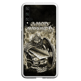 Чехол для Honor 20 с принтом Amon Amarth в Кировске, Силикон | Область печати: задняя сторона чехла, без боковых панелей | amon amarth | metal | викинг метал | группы | дэт метал | метал | музыка | рок