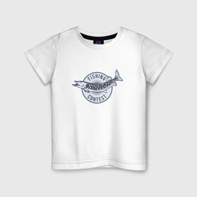 Детская футболка хлопок с принтом Рыболовное соревнование в Кировске, 100% хлопок | круглый вырез горловины, полуприлегающий силуэт, длина до линии бедер | fish | fishing | мужику | мужчине | на рыбалке | на рыбалку | рыба | рыбак | рыбакам | рыбаку | рыбалка | удочка