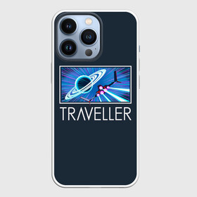 Чехол для iPhone 13 Pro с принтом Traveller в Кировске,  |  | Тематика изображения на принте: game | games | no mans sky | no men sky | space | выжывалка | игра | игры | космические корабли | космический корабль | космос | ноу менс скай | планеты | путешествие | путешествия