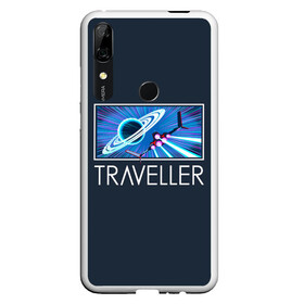 Чехол для Honor P Smart Z с принтом Traveller в Кировске, Силикон | Область печати: задняя сторона чехла, без боковых панелей | game | games | no mans sky | no men sky | space | выжывалка | игра | игры | космические корабли | космический корабль | космос | ноу менс скай | планеты | путешествие | путешествия