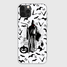Чехол для iPhone 12 Pro Max с принтом Хэллоуин, Grim Reaper в Кировске, Силикон |  | bat | death | ghost | halloween | horror | spiderweb | вампиры | летучая мышь | летучие мыши | нечистая сила | нечисть | пауки | паутина | привидение | призрак | страшный | тыква | тьма | хеллоуин | хоррор | хэллоуин