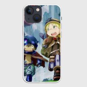 Чехол для iPhone 13 mini с принтом Made in Abyss   Созданный в Бездне в Кировске,  |  | made in abyss | nanachi | regu | riko | бездна | нанати | наначи | рег | рико | рэг | сделано в бездне | созданный в бездне