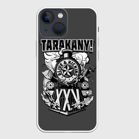 Чехол для iPhone 13 mini с принтом TARAKANY ALIVE  KICKING XXV в Кировске,  |  | band | cockroaches | dmitry spirin | feelee records | four cockroaches | rock group | tarakany | аиб records | альтернативный | бенд | бэнд | дмитрий спирин | панк | поп | рок группа | таракаns | таракан | тараканы | фг никитин | четыре таракана