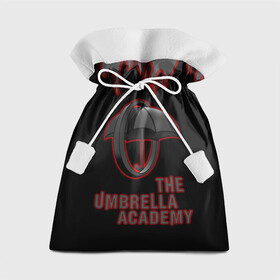 Подарочный 3D мешок с принтом The Umbrella Academy | Академи в Кировске, 100% полиэстер | Размер: 29*39 см | Тематика изображения на принте: dark horse comics | the umbrella academy | umbrella | академия амбрелла | комикс | комильфо