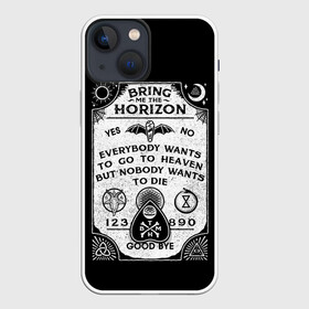 Чехол для iPhone 13 mini с принтом Bring Me the Horizon Уиджи в Кировске,  |  | bmth | bring me the horizon | horizon | группы | доска уиджи | музыка | рок