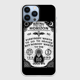 Чехол для iPhone 13 Pro Max с принтом Bring Me the Horizon Уиджи в Кировске,  |  | bmth | bring me the horizon | horizon | группы | доска уиджи | музыка | рок