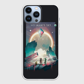 Чехол для iPhone 13 Pro Max с принтом NMS Next в Кировске,  |  | game | games | no mans sky | no men sky | space | выжывалка | игра | игры | космические корабли | космический корабль | космос | ноу менс скай | планеты | путешествие | путешествия