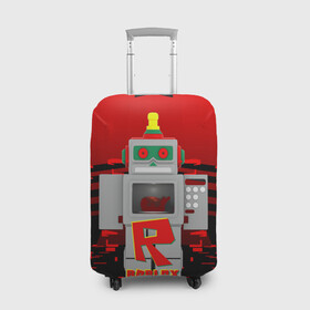 Чехол для чемодана 3D с принтом ROBO | ROBLOX | РОБЛОКС (Z) в Кировске, 86% полиэфир, 14% спандекс | двустороннее нанесение принта, прорези для ручек и колес | game | gamer | roblox | robo | simulator | игра | конструктор | роблок | роблокс | робо | симулятор | строительство | фигура
