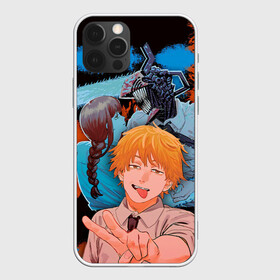 Чехол для iPhone 12 Pro Max с принтом Дэндзи и Макима в Кировске, Силикон |  | anime | blood | chainsaw man | demon | denji | devil | makima | monster | pochita | аниме | демон | дьявол | дэндзи | кровь | макима | монстр | почита | человек бензопила