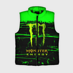 Женский жилет утепленный 3D с принтом MONSTER ENERGY NEON LOGO в Кировске,  |  | monster | monster energy | монстер | монстер енерджи | монстер енэрджи | монстер энерджи | неон | энергетик | энергетический напиток