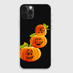 Чехол для iPhone 12 Pro Max с принтом Хэллоуин смешные тыквы в Кировске, Силикон |  | день всех святых | забавные рожицы | карнавал | праздник | смешные | тыквы | хэллоуин