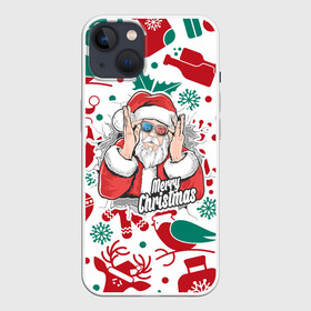 Чехол для iPhone 13 с принтом Merry Christmas3D в Кировске,  |  | c yjdsv ujljv | merry christmas | в подарок | в топе | в тренде | дет мороз | новогодняя | праздник | прикол | рождество | с новым годом | с рождеством | санта клаус | топ принтов