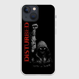 Чехол для iPhone 13 mini с принтом DISTURBED в Кировске,  |  | dark | disturbed | dreiman | grunge | hardcore | metal | monster | music | punk | rock | usa | гранж | дистербд | дрейман | метал | музыка | панк | рок