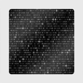 Магнит виниловый Квадрат с принтом Бинарный код в Кировске, полимерный материал с магнитным слоем | размер 9*9 см, закругленные углы | Тематика изображения на принте: matrix | бинарный код | единица | единицы | матрица | нули | нули и единицы | нуль