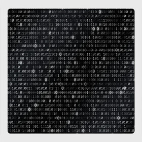 Магнитный плакат 3Х3 с принтом Бинарный код в Кировске, Полимерный материал с магнитным слоем | 9 деталей размером 9*9 см | Тематика изображения на принте: matrix | бинарный код | единица | единицы | матрица | нули | нули и единицы | нуль