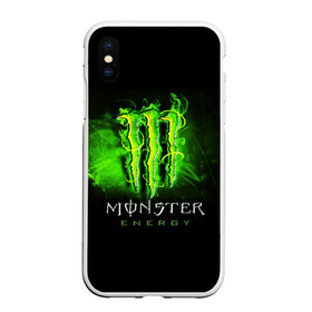 Чехол для iPhone XS Max матовый с принтом MONSTER ENERGY NEON | НЕОН в Кировске, Силикон | Область печати: задняя сторона чехла, без боковых панелей | Тематика изображения на принте: monster | monster energy | монстер | монстер енерджи | монстер енэрджи | монстер энерджи | неон | энергетик | энергетический напиток