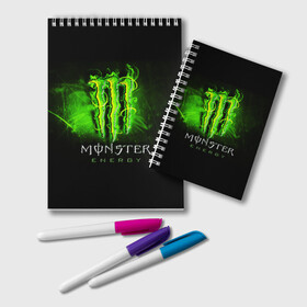 Блокнот с принтом MONSTER ENERGY NEON | НЕОН в Кировске, 100% бумага | 48 листов, плотность листов — 60 г/м2, плотность картонной обложки — 250 г/м2. Листы скреплены удобной пружинной спиралью. Цвет линий — светло-серый
 | monster | monster energy | монстер | монстер енерджи | монстер енэрджи | монстер энерджи | неон | энергетик | энергетический напиток