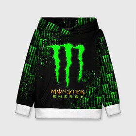 Детская толстовка 3D с принтом MONSTER ENERGY NEON | МОНСТЕР в Кировске, 100% полиэстер | двухслойный капюшон со шнурком для регулировки, мягкие манжеты на рукавах и по низу толстовки, спереди карман-кенгуру с мягким внутренним слоем | Тематика изображения на принте: monster | monster energy | монстер | монстер енерджи | монстер енэрджи | монстер энерджи | неон | энергетик | энергетический напиток