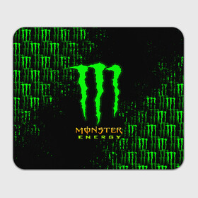 Коврик для мышки прямоугольный с принтом MONSTER ENERGY NEON | МОНСТЕР в Кировске, натуральный каучук | размер 230 х 185 мм; запечатка лицевой стороны | monster | monster energy | монстер | монстер енерджи | монстер енэрджи | монстер энерджи | неон | энергетик | энергетический напиток