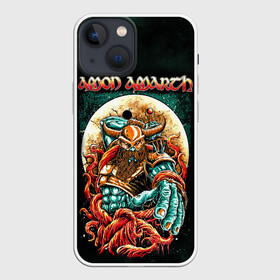 Чехол для iPhone 13 mini с принтом Amon Amarth в Кировске,  |  | amon amarth | metal | викинг метал | группы | дэт метал | метал | музыка | рок