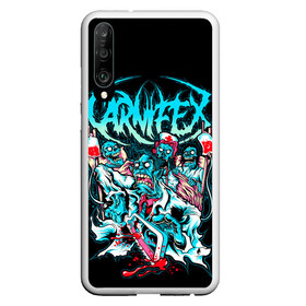 Чехол для Honor P30 с принтом Carnifex в Кировске, Силикон | Область печати: задняя сторона чехла, без боковых панелей | carnifex | die without hope | graveside confessions | world war x | группы | дэткор | карнифекс | музыка | рок