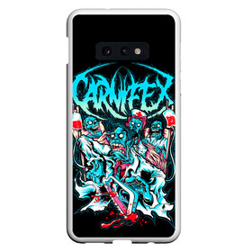 Чехол для Samsung S10E с принтом Carnifex в Кировске, Силикон | Область печати: задняя сторона чехла, без боковых панелей | carnifex | die without hope | graveside confessions | world war x | группы | дэткор | карнифекс | музыка | рок