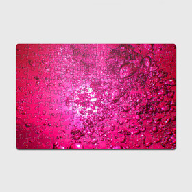 Головоломка Пазл магнитный 126 элементов с принтом Розовые Пузырьки в Кировске, полимерный материал с магнитным слоем | 126 деталей, размер изделия —  180*270 мм | Тематика изображения на принте: абстрактный розовый | неоновый розовый | розовая вода | розовый мир