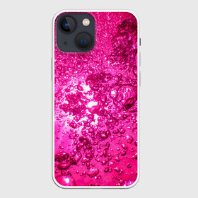 Чехол для iPhone 13 mini с принтом Розовые Пузырьки в Кировске,  |  | абстрактный розовый | неоновый розовый | розовая вода | розовый мир