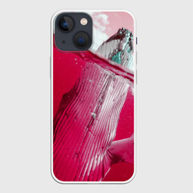 Чехол для iPhone 13 mini с принтом Кит в Кировске,  |  | кит | морские животные | неоновый мир | под водой | прикольные животные | розовая природа | розовый мир