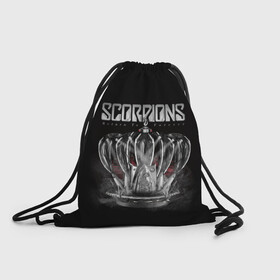 Рюкзак-мешок 3D с принтом SCORPIONS в Кировске, 100% полиэстер | плотность ткани — 200 г/м2, размер — 35 х 45 см; лямки — толстые шнурки, застежка на шнуровке, без карманов и подкладки | Тематика изображения на принте: chainge | forever | germany | grunge | king | metal | music | punk | return | rock | scorpions | wind | ветер | германия | гранж | корона | метал | панк | перемен | рок | скорпионс | хард рок